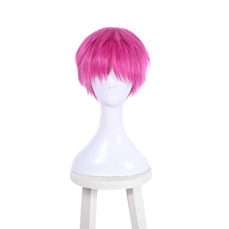 Saiki Kusuo no sai-nan  Saiki Kusuo Pink Short Cosplay Wigs