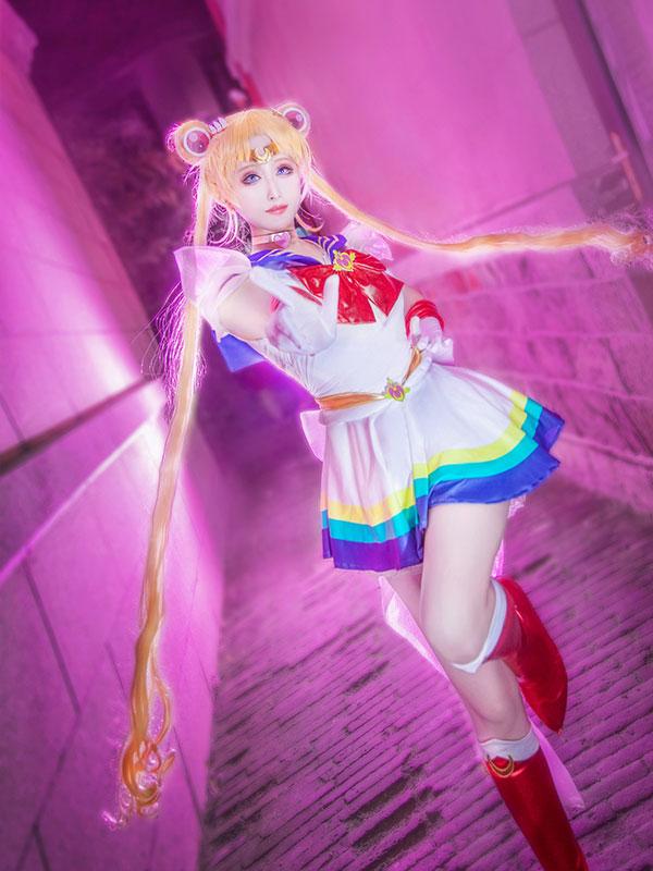 Sailor Moon Eternal Tsukino Usagi New Combat Suit Cosplay Costume