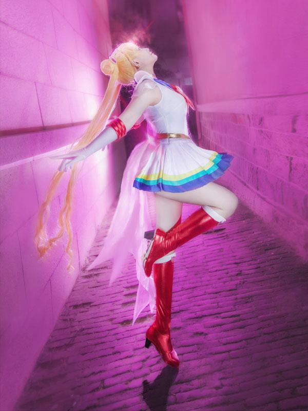 Sailor Moon Eternal Tsukino Usagi New Combat Suit Cosplay Costume