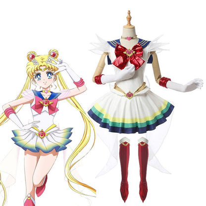 Sailor Moon Eternal Tsukino Usagi New Combat Suit Cosplay Costume