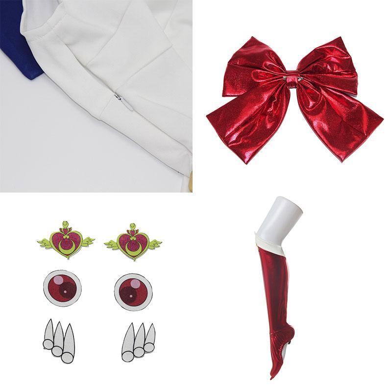 Sailor Moon Eternal Tsukino Usagi New Combat Suit Cosplay Costume