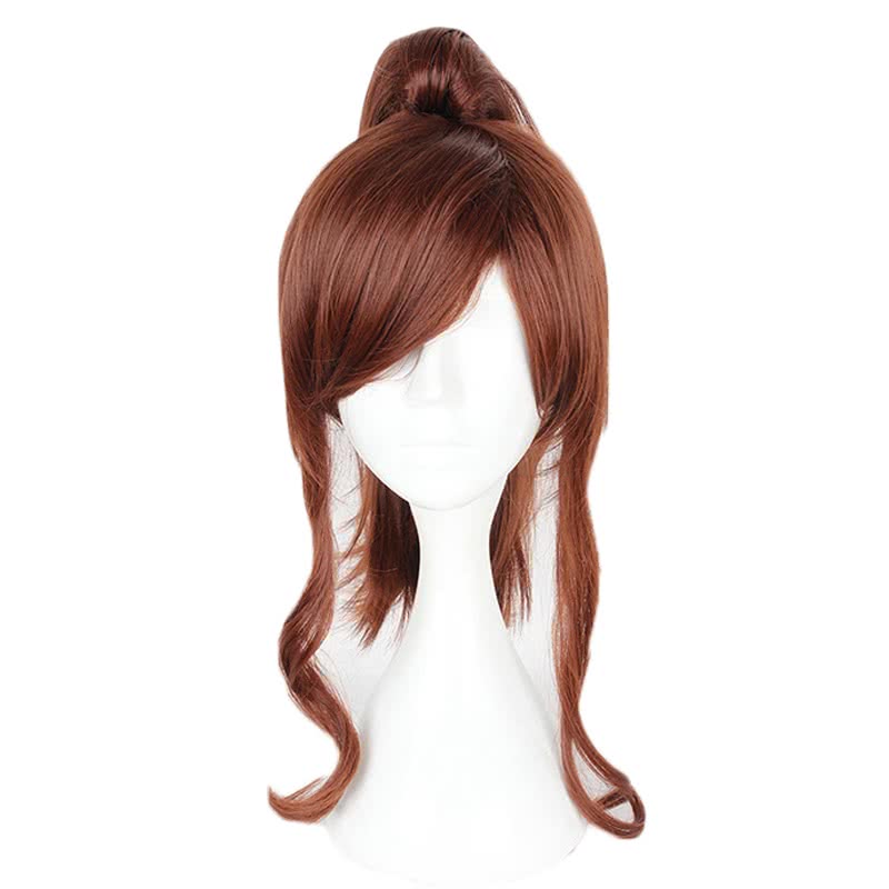 Sailor Moon Kino Makoto Long Brown Cosplay Wig