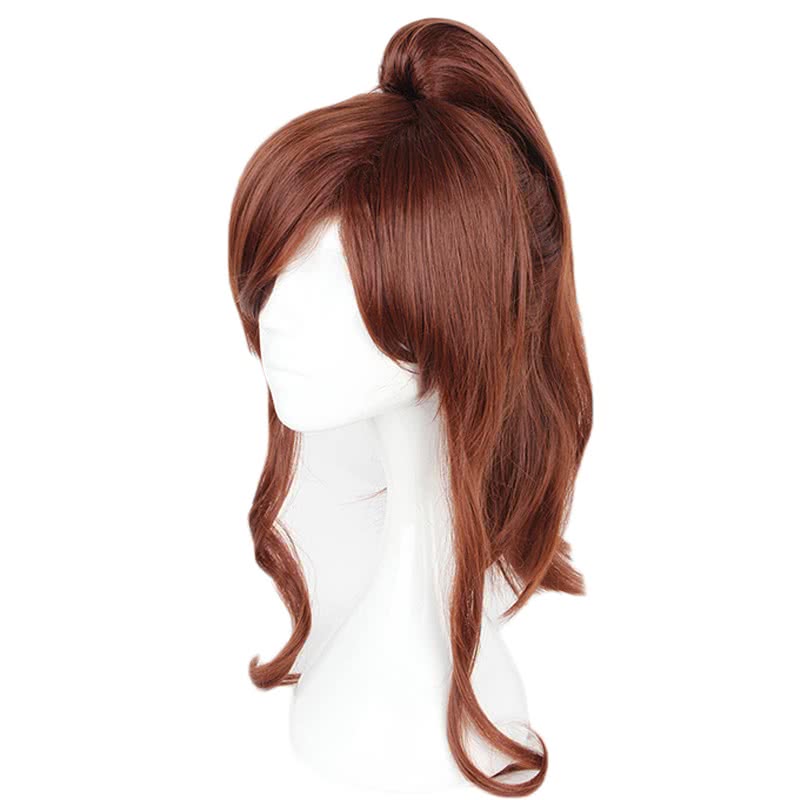 Sailor Moon Kino Makoto Long Brown Cosplay Wig