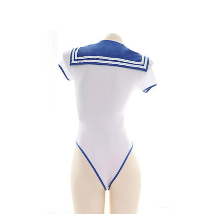 Sailor Style Jumpsuit Girls Underwear Cosplay Costume