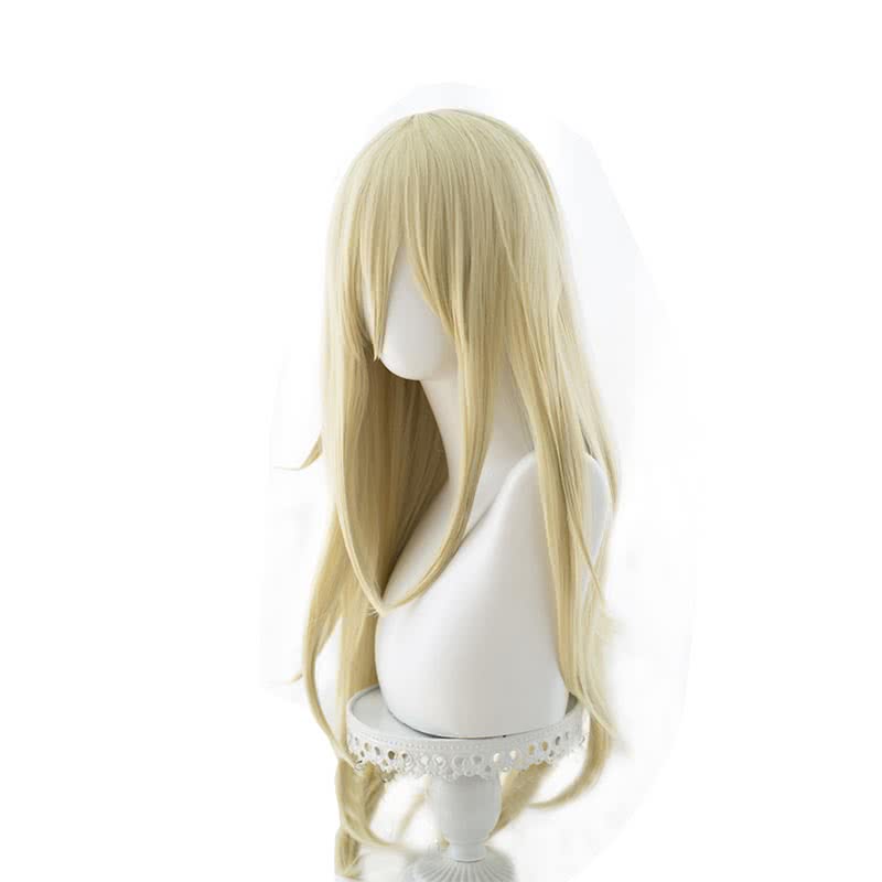 Satsuriku no Tenshi Gardner Rachel Long Blonde Cosplay Wigs 