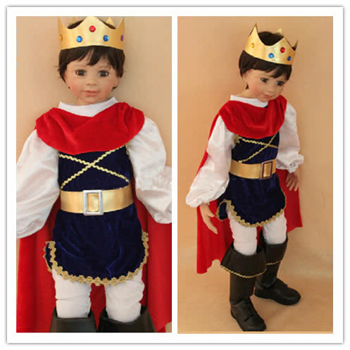2015 New Style Children’s Christmas Costume with Crown Cape