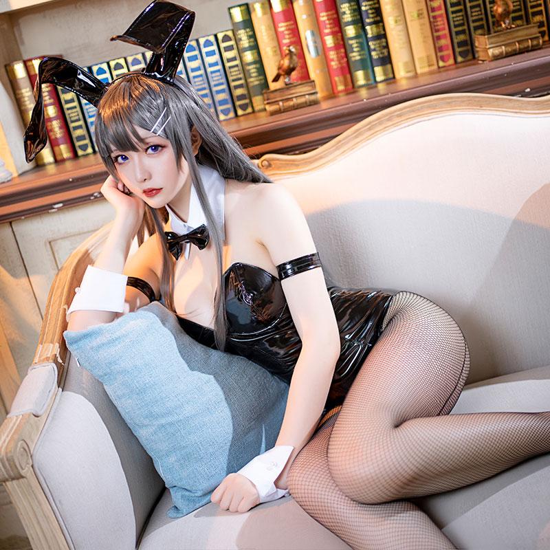Seishun Buta Yarou wa Bunny Girl Senpai no Yume wo Minai  Sakurajima Mai  Bunny girl Cosplay Costume