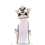 Sexy Cheongsam Translucent Lingerie Cosplay Costume