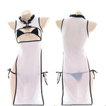 Sexy Cheongsam Translucent Lingerie Cosplay Costume