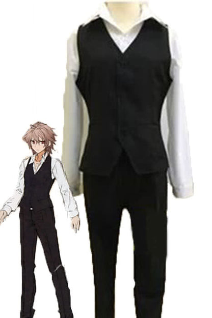 Fate/Apocrypha Sieg Black and White Uniform Cloth Anime Cosplay Costumes