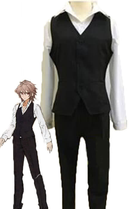 Fate/Apocrypha Sieg Black and White Uniform Cloth Anime Cosplay Costumes