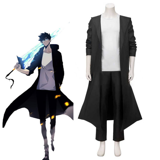 Solo Leveling Sung Jin Woo Cosplay Costume