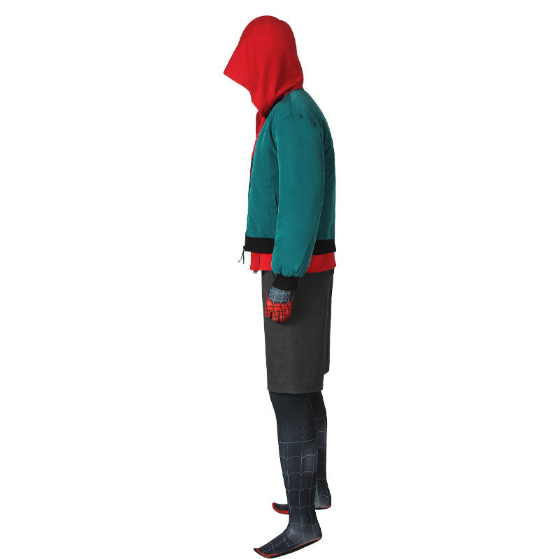 Spider-Man: Into the Spider-Verse Miles Morales Cosplay Costume Halloween Bodysuit