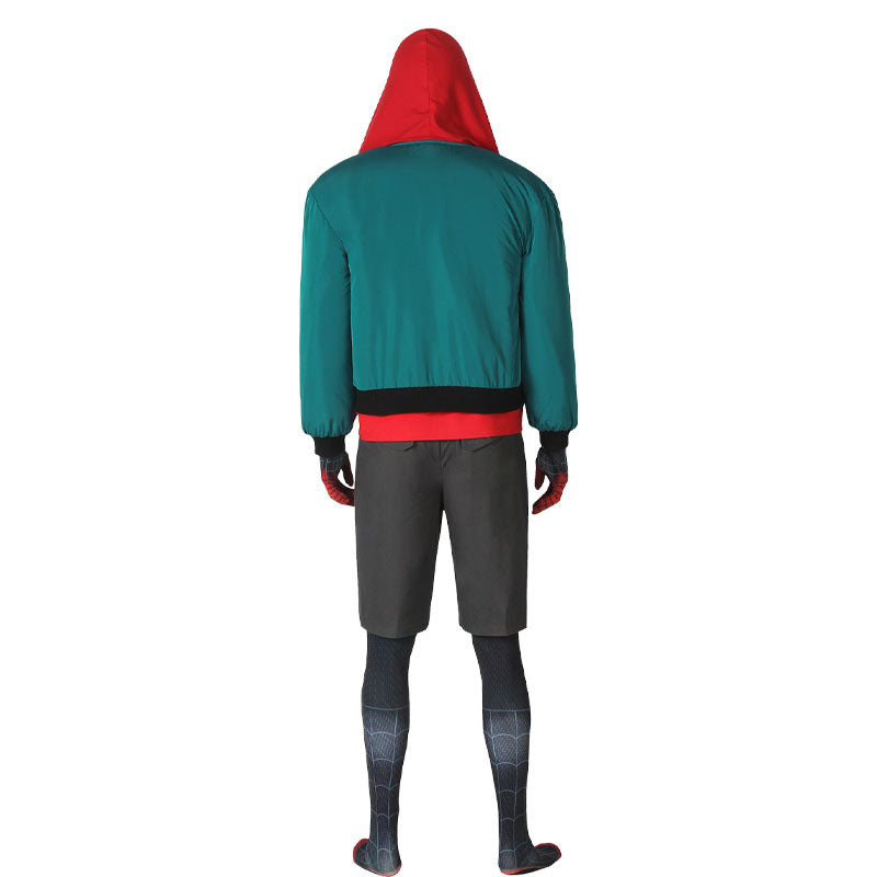 Spider-Man: Into the Spider-Verse Miles Morales Cosplay Costume Halloween Bodysuit