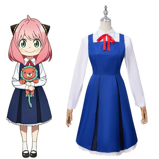 SPY×FAMILY Forger Anya Blue Uniform Cosplay Costume