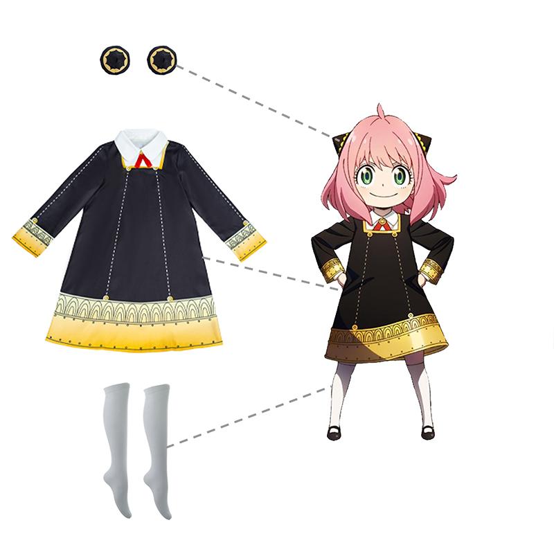 Kid SPY×FAMILY Forger Anya Cosplay Costume
