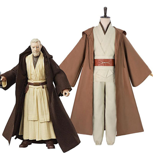 Star Wars Jedi Obi-Wan Kenobi Cosplay Costume