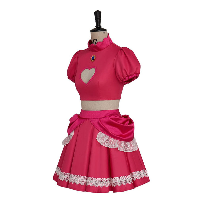 Super Mario Princess Peach Skirt Short Cosplay Costume