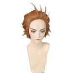 12 Taisen Juuni Taisen Sharyuu Brown Short Cosplay Wig 