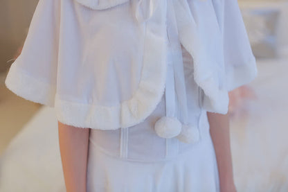 New White Christmas costumes performance clothing Stole party dress