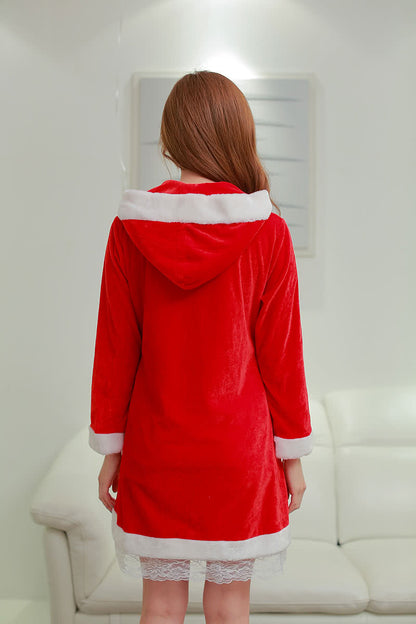 Beautiful cute Christmas long-sleeved dress for women
