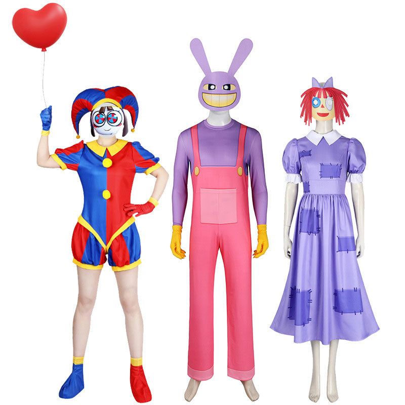 The Amazing Digital Circus Fanart Cosplay Group Halloween Costume