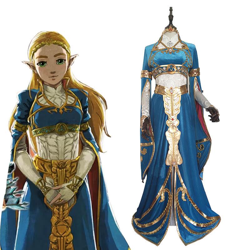 The Legend of Zelda Breath of the Wild Princess Zelda Cosplay costume 
