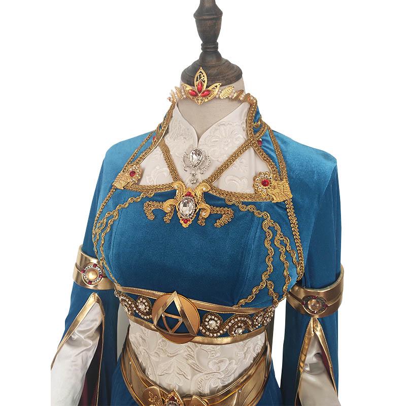 The Legend of Zelda Breath of the Wild Princess Zelda Cosplay costume 