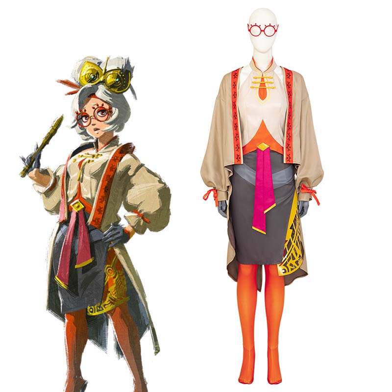 【Support Customization】The Legend of Zelda Tears of the Kingdom Purah Cosplay Costume