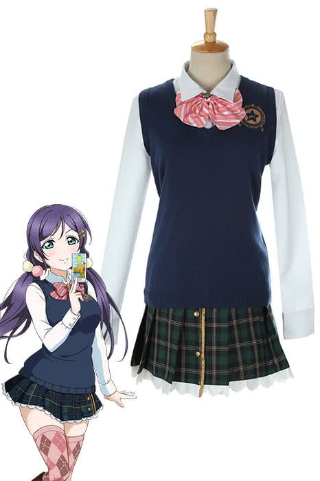 Love Live! Nozomi Tojo Constellation Cosplay Costumes Classic Shool Clothing