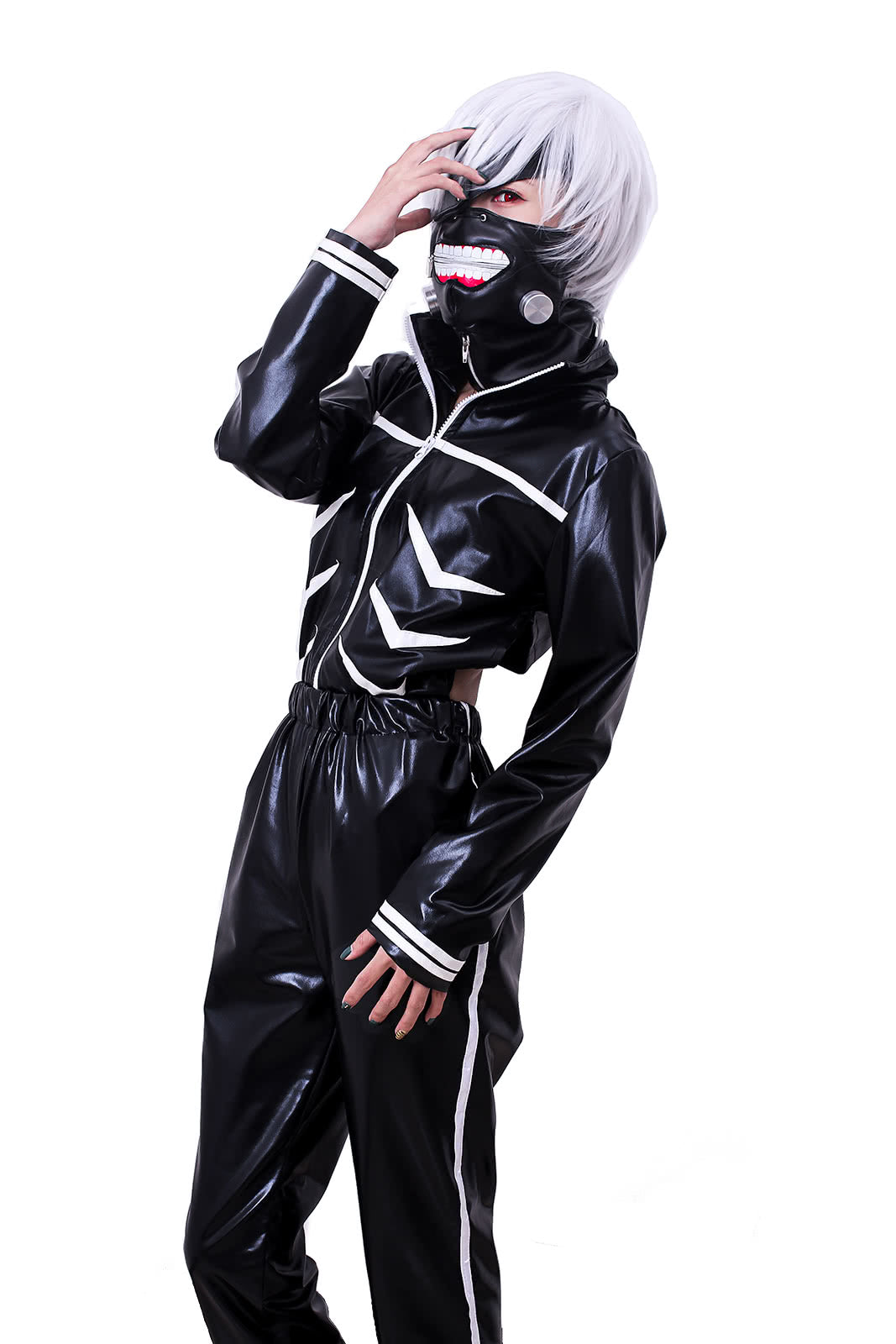 Tokyo Ghoul Ken Kaneki Anime Cosplay Costumes Battle Suits