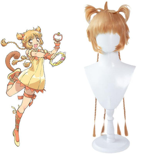 Tokyo Mew Mew Pudding Fong Yellow Cosplay Wig