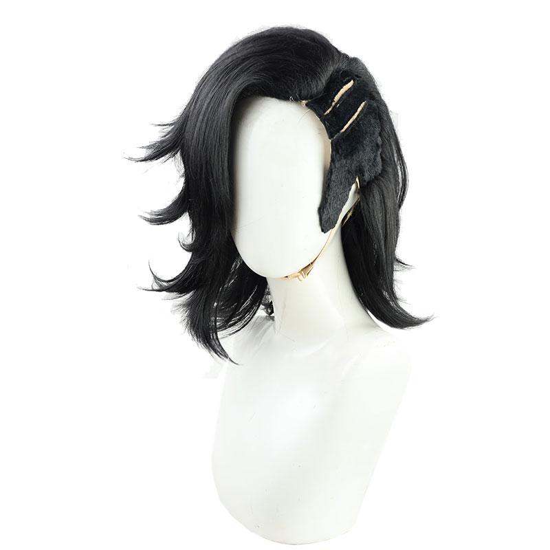 Tokyo Revengers Kokonoi Hajime Black  Cosplay Wigs