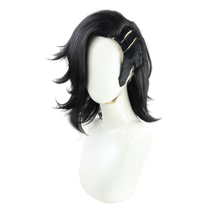 Tokyo Revengers Kokonoi Hajime Black  Cosplay Wigs