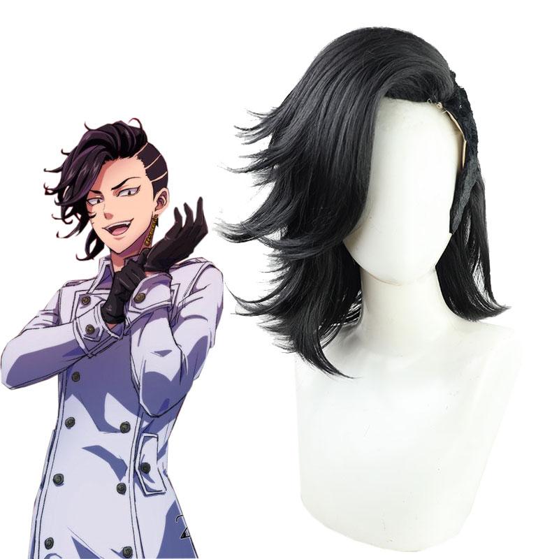 Tokyo Revengers Kokonoi Hajime Black  Cosplay Wigs