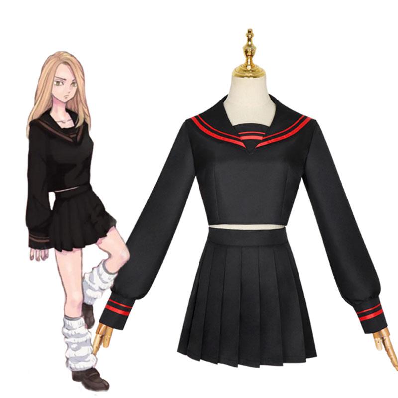 Tokyo Revengers Yuzuha Shiba Uniform Cosplay Costume