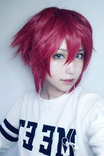 Touken Ranbu New Character Short Red Hairs Wigs