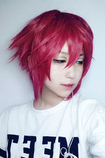 Touken Ranbu New Character Short Red Hairs Wigs