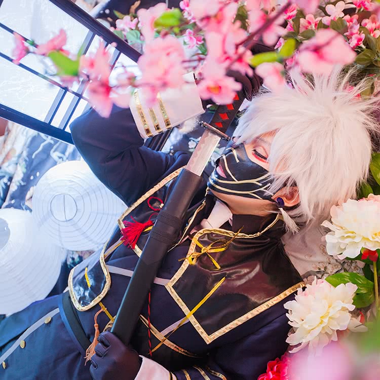 Touken Ranbu Nakigitsune Game Military Uniform Cosplay Costume 