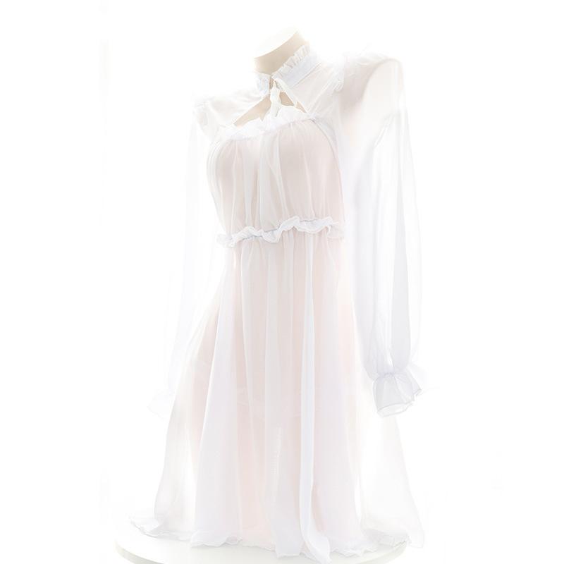 Translucent Chiffon Pajama 2 Color Cosplay Costume