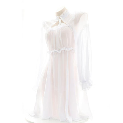 Translucent Chiffon Pajama 2 Color Cosplay Costume
