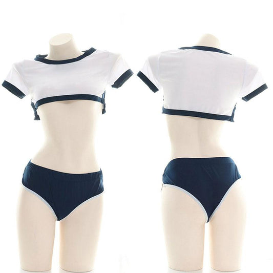 Translucent Sexy Student Uniform Cosplay Costume