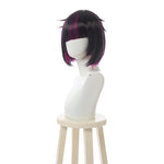 Twist Wonderland Lilia Vanrouge Straight Black Highlights Purple Cosplay Wigs
