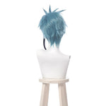 Twisted Wonderland Floyd Leech Twins Ice Blue Cosplay Wigs Back