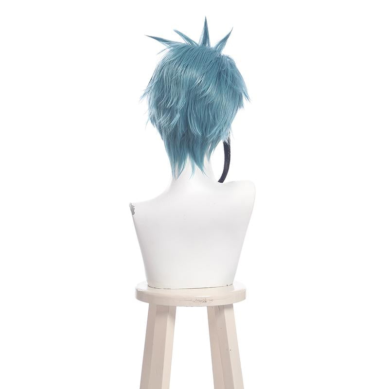 Twisted Wonderland Jade Leech Twins Teal Ice Blue Cosplay Wigs