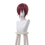 Twisted Wonderland Riddle Rosehearts Red Short Cosplay Wigs