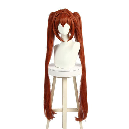 Uma Musume Pretty Derby Daiwa Scarlet Yellow Brown Long Cosplay Wigs