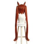 Uma Musume Pretty Derby Daiwa Scarlet Yellow Brown Long Cosplay Wigs