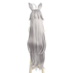 Uma Musume Pretty Derby Oguri Cap Silver Gray Long Cosplay Wigs