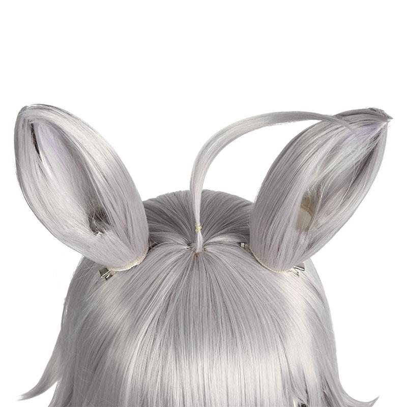Uma Musume Pretty Derby Oguri Cap Silver Gray Long Cosplay Wigs